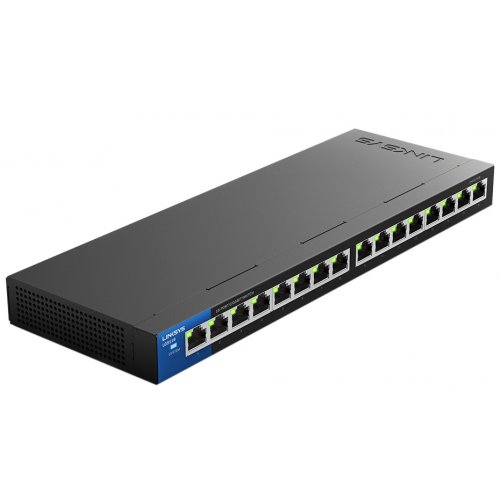 Сетевой коммутатор Linksys LGS116 (LGS116-EU) купить в Украине: Киев, Днепр, Харьков, Одесса  | Низкая цена, отзывы, характеристики от TELEMART фото