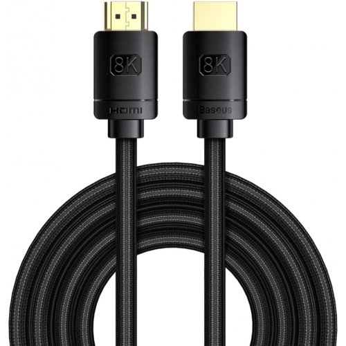 Купить Кабель Baseus High Definition Series HDMI-HDMI 3m v2.1 8K (CAKGQ-L01) Black - цена в Харькове, Киеве, Днепре, Одессе
в интернет-магазине Telemart фото