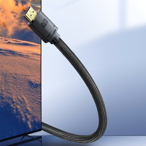 Купить Кабель Baseus High Definition Series HDMI-HDMI 3m v2.1 8K (CAKGQ-L01) Black - цена в Харькове, Киеве, Днепре, Одессе
в интернет-магазине Telemart фото