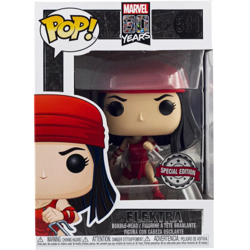 Коллекционная фигурка Funko Pop! Marvel 80th: First Appearance Elektra (FUN2549218) купить в Украине | Telemart фото