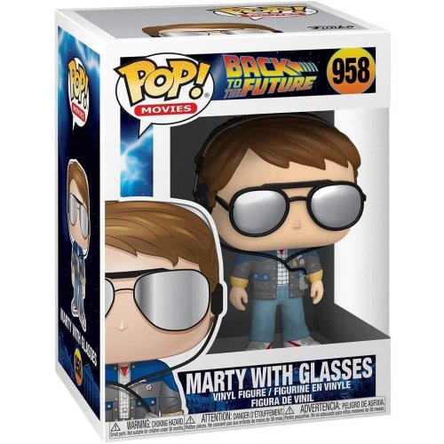 Коллекционная фигурка Funko Pop! Movies Back to the Future: Marty with glasses (FUN2549643) купить в Украине | Telemart фото