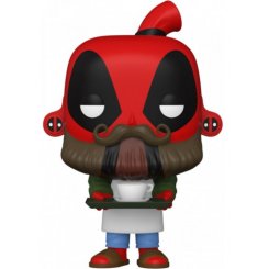 Колекційна фігурка Funko Pop! Marvel: Deadpool 30th: Coffee Barista (FUN2549960)