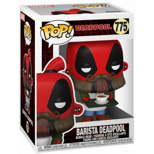 Колекційна фігурка Funko Pop! Marvel: Deadpool 30th: Coffee Barista (FUN2549960) купити в Україні | Telemart фото