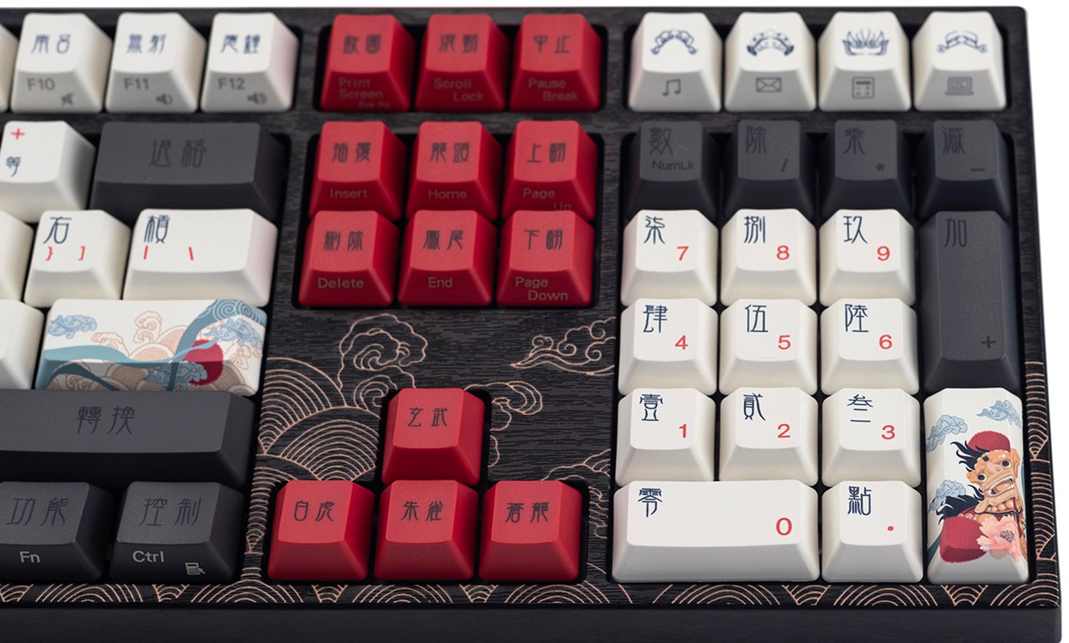 Купить Клавиатура Varmilo VA108M Beijing Opera Cherry MX Blue  (VA108MC2N/LL3Dj2Pv) Black/Red - цена в Харькове, Киеве, Днепре, Одессе в  интернет-магазине Telemart