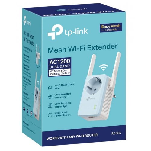 Ретранслятор TP-LINK RE365 купить в Украине: Киев, Днепр, Харьков, Одесса  | Низкая цена, отзывы, характеристики от TELEMART фото