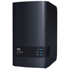 Внешний HDD Western Digital My Cloud EX2 WDBVKW0000NCH-EESN Black
