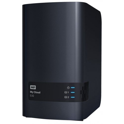 Зовнішній HDD Western Digital My Cloud EX2 WDBVKW0000NCH-EESN Black купити в Україні | Telemart фото