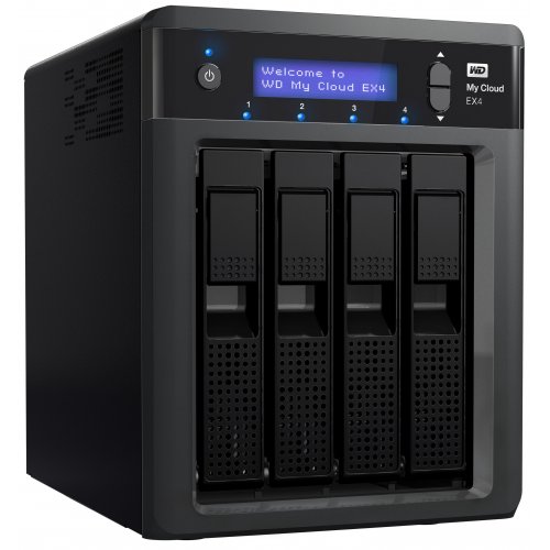 Внешний HDD Western Digital My Cloud EX4 WDBWWD0000NBK-EESN Black купить в Украине | Telemart фото
