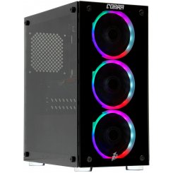 Комп'ютер Cobra (I91F.8.S9.165S.269) Black / Intel Core i3-9100F (3.6–4.2 ГГц), 4 ядра / GTX 1650 Super / 8 ГБ (DDR4) / 960 ГБ (SSD)