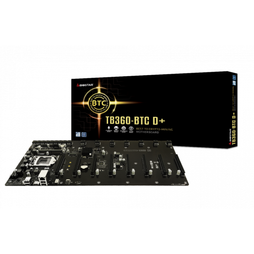 Продать Материнская плата Biostar TB360-BTC D+ Ver. 6.0 (s1151-V2, Intel B360) по Trade-In интернет-магазине Телемарт - Киев, Днепр, Украина фото