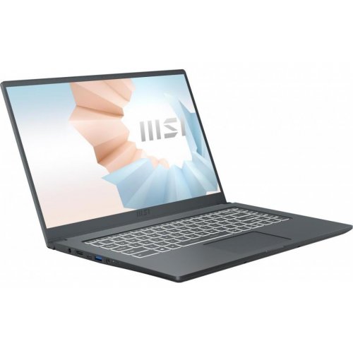 Продати Ноутбук MSI Modern 15 A11M (M15A11MU-482XUA) Carbon Gray за Trade-In у інтернет-магазині Телемарт - Київ, Дніпро, Україна фото