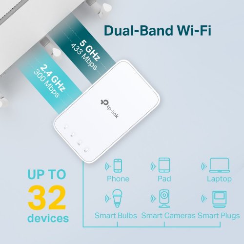 Ретранслятор TP-LINK RE230 купить в Украине: Киев, Днепр, Харьков, Одесса  | Низкая цена, отзывы, характеристики от TELEMART фото