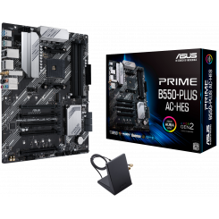 Материнська плата Asus PRIME B550-PLUS AC-HES (sAM4, AMD B550)