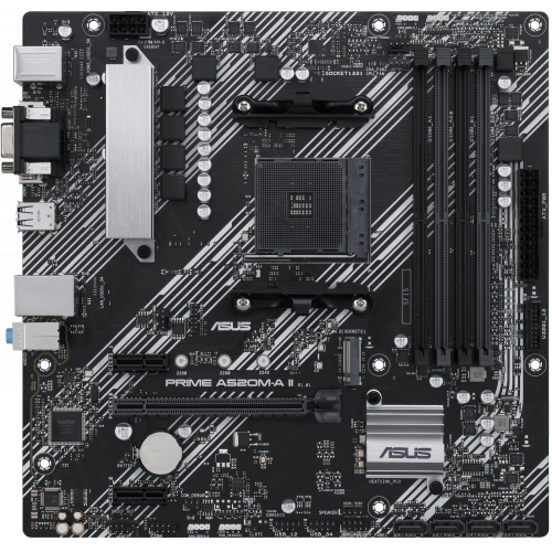 Photo Motherboard Asus PRIME A520M-A II/CSM (sAM4, AMD A520)