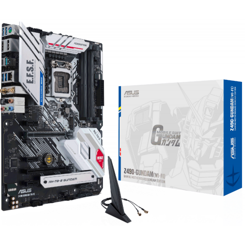 Продать Материнская плата Asus Z490-GUNDAM (WI-FI) (s1200, Intel Z490) по Trade-In интернет-магазине Телемарт - Киев, Днепр, Украина фото