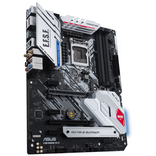 Продать Материнская плата Asus Z490-GUNDAM (WI-FI) (s1200, Intel Z490) по Trade-In интернет-магазине Телемарт - Киев, Днепр, Украина фото