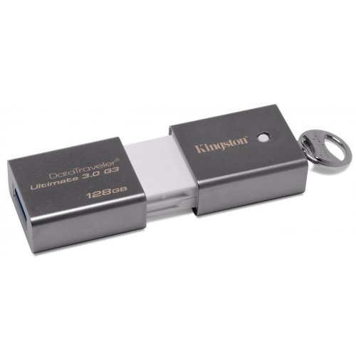 Купить Накопитель Kingston DataTraveler U30 G3 USB 3.0 128GB Silver (DTU30G3/128GB) - цена в Харькове, Киеве, Днепре, Одессе
в интернет-магазине Telemart фото