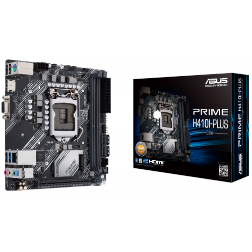 Продать Материнская плата Asus PRIME H410I-PLUS/CSM (s1200, Intel H410) по Trade-In интернет-магазине Телемарт - Киев, Днепр, Украина фото