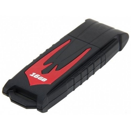 Купити Накопичувач Kingston DataTraveler HyperX Fury USB 3.0 16GB Black-Red (HXF30/16GB) - ціна в Києві, Львові, Вінниці, Хмельницькому, Франківську, Україні | інтернет-магазин TELEMART.UA фото