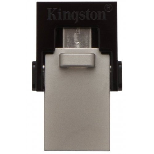 Photo Kingston DataTraveler MicroDuo USB 3.0/MicroUSB 16GB Grey (DTDUO3/16GB)