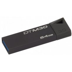 Накопичувач Kingston DataTraveler M30 Mini USB 3.0 64GB Grey (DTM30/64GB)