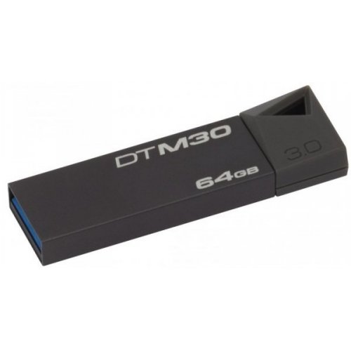 Купить Накопитель Kingston DataTraveler M30 Mini USB 3.0 64GB Grey (DTM30/64GB) - цена в Харькове, Киеве, Днепре, Одессе
в интернет-магазине Telemart фото