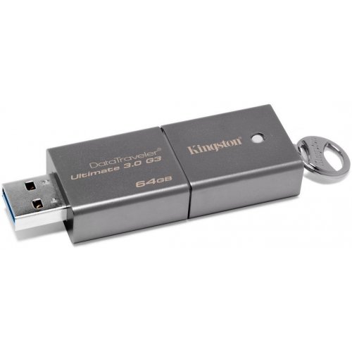 Купити Накопичувач Kingston DataTraveler U30 G3 USB 3.0 64GB Silver (DTU30G3/64GB) - ціна в Києві, Львові, Вінниці, Хмельницькому, Франківську, Україні | інтернет-магазин TELEMART.UA фото