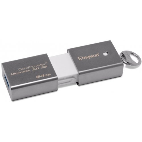 Купити Накопичувач Kingston DataTraveler U30 G3 USB 3.0 64GB Silver (DTU30G3/64GB) - ціна в Києві, Львові, Вінниці, Хмельницькому, Франківську, Україні | інтернет-магазин TELEMART.UA фото
