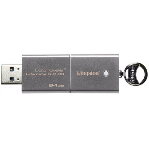 Купити Накопичувач Kingston DataTraveler U30 G3 USB 3.0 64GB Silver (DTU30G3/64GB) - ціна в Києві, Львові, Вінниці, Хмельницькому, Франківську, Україні | інтернет-магазин TELEMART.UA фото