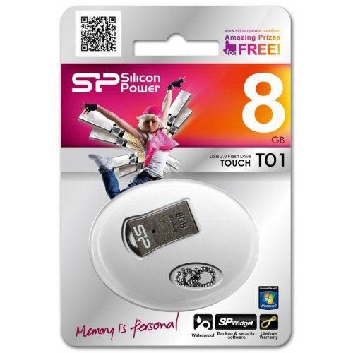Купить Накопитель Silicon Power Touch T01 USB 2.0/MicroUSB 8GB Black (SP008GBUF2TM1V1K) - цена в Харькове, Киеве, Днепре, Одессе
в интернет-магазине Telemart фото