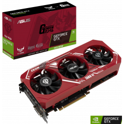 Відеокарта Asus TUF GeForce GTX 1660 SUPER Gaming X3 ZAKU II 6144MB (TUF GAMING X3 GeForce GTX 1660 SUPER ZAKU II EDITION)