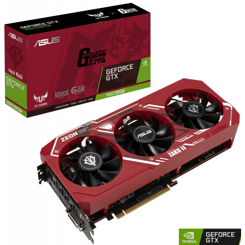 Продати Відеокарта Asus TUF GeForce GTX 1660 SUPER Gaming X3 ZAKU II 6144MB (TUF GAMING X3 GeForce GTX 1660 SUPER ZAKU II EDITION) за Trade-In у інтернет-магазині Телемарт - Київ, Дніпро, Україна фото