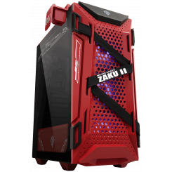 Корпус Asus TUF Gaming GT301 ZAKU II EDITION Tempered Glass без БП (90DC0044-B49000) Red