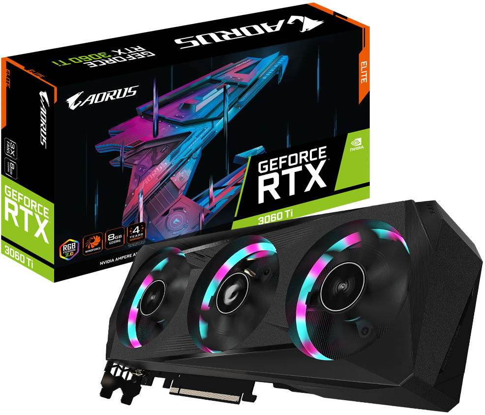 Gigabyte geforce rtx 3060 ti aorus elite обзор