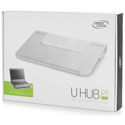 Купити Підставка для ноутбука Deepcool U HUB White - ціна в Києві, Львові, Вінниці, Хмельницькому, Франківську, Україні | інтернет-магазин TELEMART.UA фото
