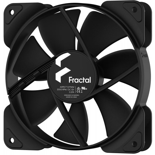 Купить Кулер для корпуса Fractal Design Aspect 12 PWM (FD-F-AS1-1203) Black с проверкой совместимости: обзор, характеристики, цена в Киеве, Днепре, Одессе, Харькове, Украине | интернет-магазин TELEMART.UA фото