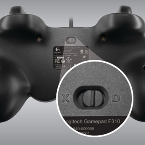 Купити Геймпад Logitech Gamepad F310 (940-000135) Black/Blue - ціна в Києві, Львові, Вінниці, Хмельницькому, Франківську, Україні | інтернет-магазин TELEMART.UA фото