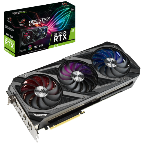 Продати Відеокарта Asus ROG GeForce RTX 3070 STRIX OC 8192MB (ROG-STRIX-RTX3070-O8G-V2-GAMING) за Trade-In у інтернет-магазині Телемарт - Київ, Дніпро, Україна фото
