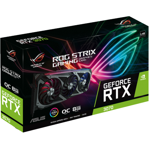 Продати Відеокарта Asus ROG GeForce RTX 3070 STRIX OC 8192MB (ROG-STRIX-RTX3070-O8G-V2-GAMING) за Trade-In у інтернет-магазині Телемарт - Київ, Дніпро, Україна фото