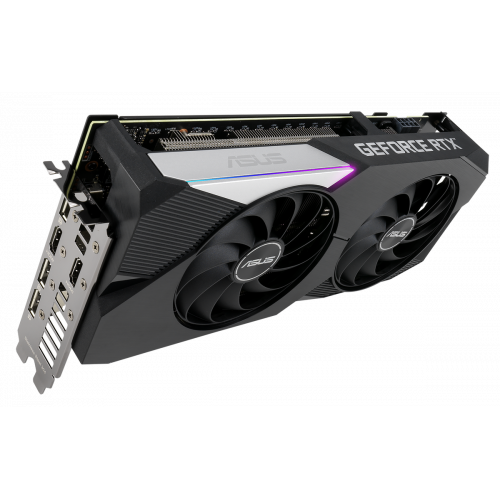 Photo Video Graphic Card Asus GeForce RTX 3060 Ti Dual OC 8192MB (DUAL-RTX3060TI-O8G FR) Factory Recertified