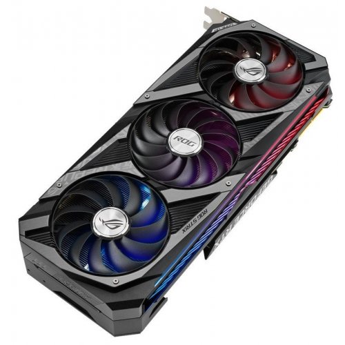 Photo Video Graphic Card Asus ROG GeForce RTX 3090 STRIX OC 24576MB (ROG-STRIX-RTX3090-O24G-GAMING FR) Factory Recertified