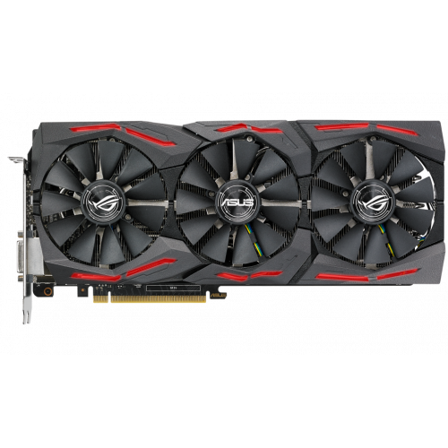 Продать Видеокарта Asus ROG GeForce GTX 1080 Ti STRIX OC 11264MB (ROG-STRIX-GTX1080TI-O11G-GAMING FR) Factory Recertified по Trade-In интернет-магазине Телемарт - Киев, Днепр, Украина фото