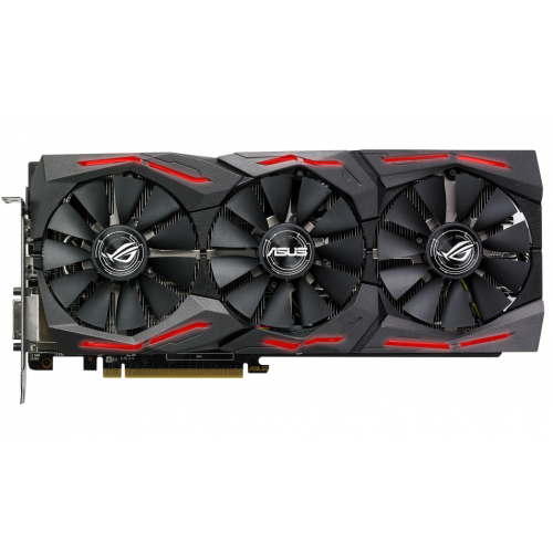 Photo Video Graphic Card Asus ROG Radeon RX 580 STRIX 8192MB (ROG-STRIX-RX580-T8G-GAMING FR) Factory Recertified