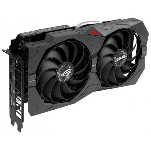 Продать Видеокарта Asus ROG GeForce GTX 1660 SUPER STRIX OC 6144MB (ROG-STRIX-GTX1660S-O6G-GAMING FR) Factory Recertified по Trade-In интернет-магазине Телемарт - Киев, Днепр, Украина фото