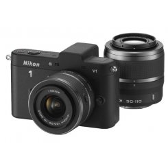 Цифровые фотоаппараты Nikon 1 V1 10-30 VR + 30-110 VR Kit Black