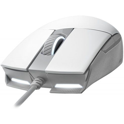 Купити Миша Asus ROG Strix Impact II (90MP02C0-BMUA00) Moonlight White - ціна в Києві, Львові, Вінниці, Хмельницькому, Франківську, Україні | інтернет-магазин TELEMART.UA фото