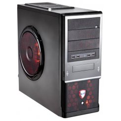 Корпус ProLogix A07B/7030 500W Red LED Fan Black