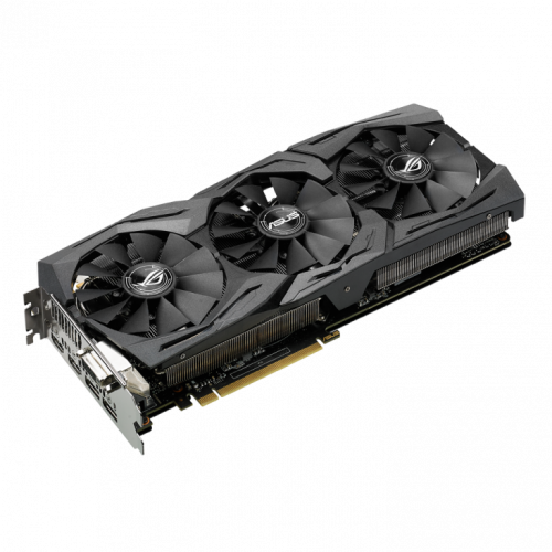 Photo Video Graphic Card Asus ROG GeForce GTX 1070 Ti STRIX 8192MB (ROG-STRIX-GTX1070TI-A8G-GAMING FR) Factory Recertified