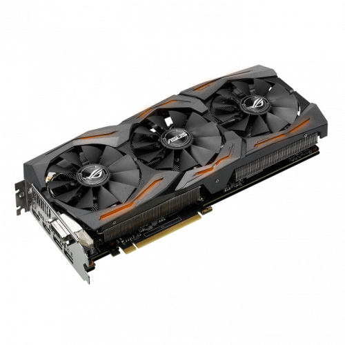Photo Video Graphic Card Asus ROG GeForce GTX 1070 Ti STRIX 8192MB (ROG-STRIX-GTX1070TI-A8G-GAMING FR) Factory Recertified