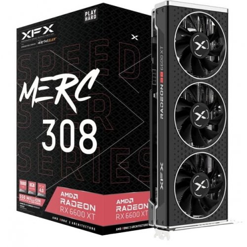 Продати Відеокарта XFX Radeon RX 6600 XT SPEEDSTER MERC 308 BLACK 8192MB (RX-66XT8TBDQ) за Trade-In у інтернет-магазині Телемарт - Київ, Дніпро, Україна фото